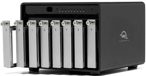 Zunanja naprava za shranjevanje OWC ThunderBay 8, Thunderbolt 3, črna