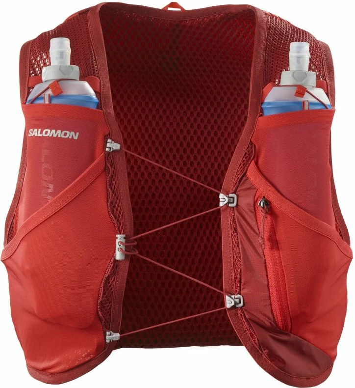 Nahrbtnik za tek in kolesarjenje Salomon Active Skin 8 Set, rdeč, unisex