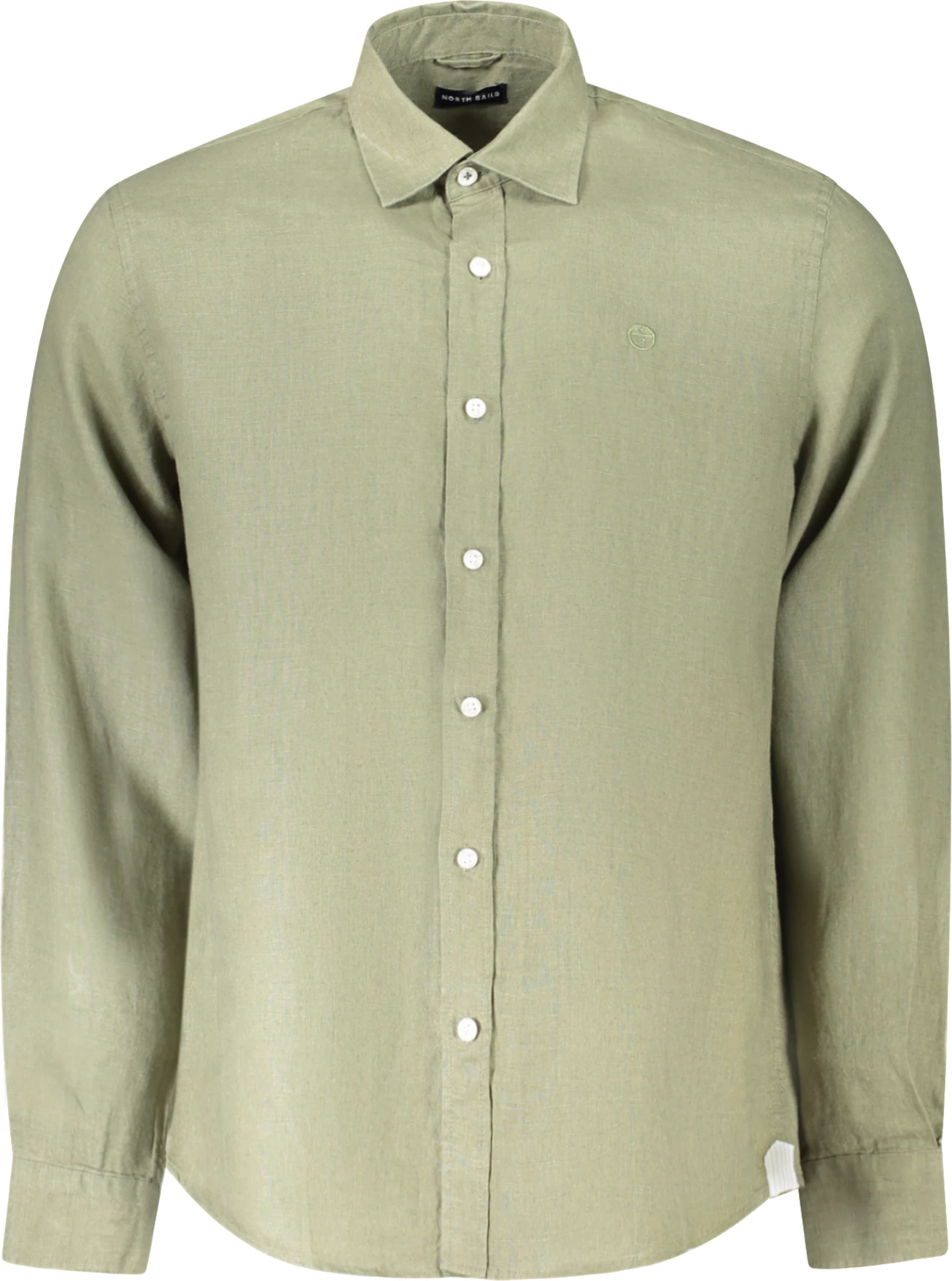 Klasčna srajca iz lanu, NORTH SAILS, moška, zelena