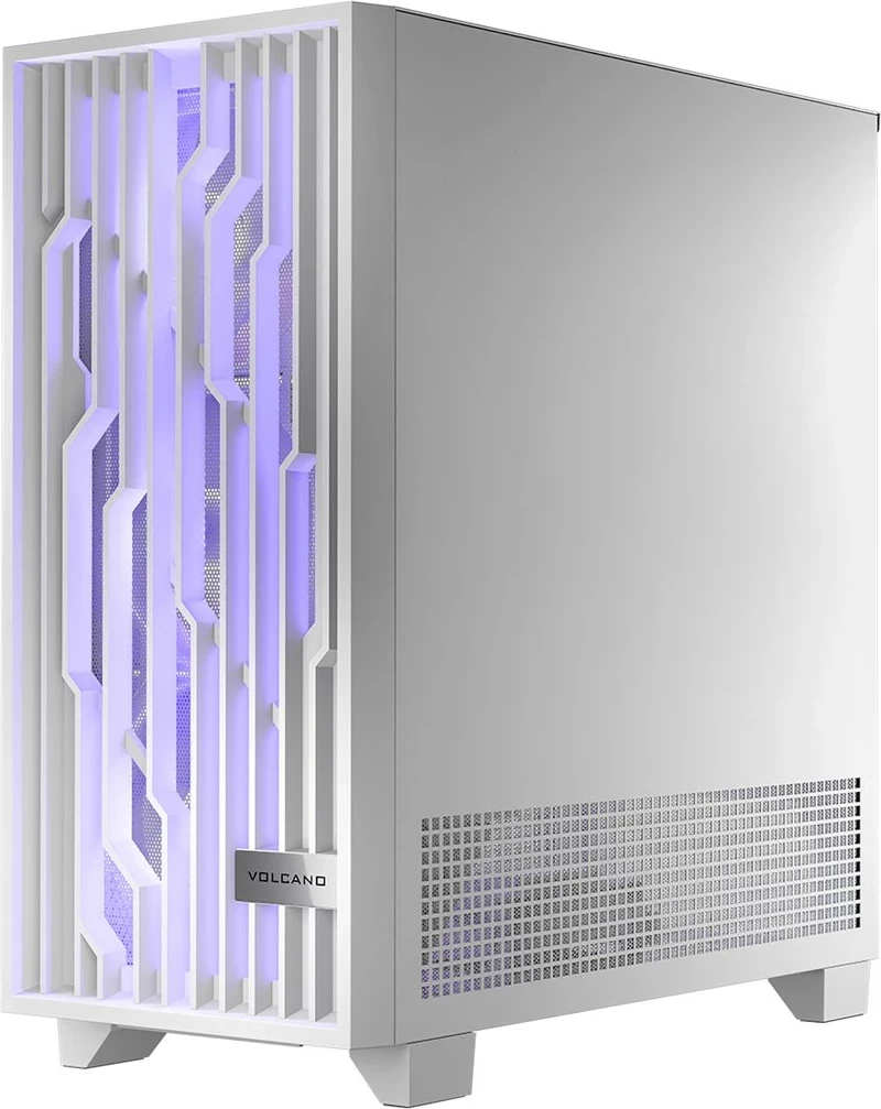 Ohišje z ARGB osvetlitvijo MODECOM VOLCANO PERUN APEX MIDI, belo