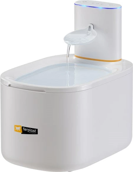 Pijalnik za pse in mačke FERPLAST Astra, 3 L, bel