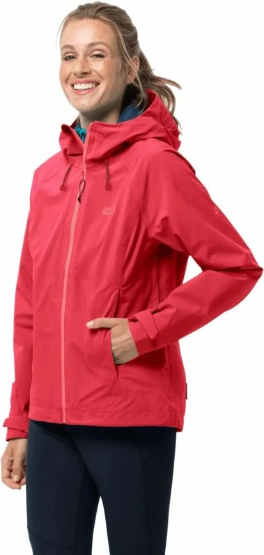 Jakna za ženske Jack Wolfskin, rdeča