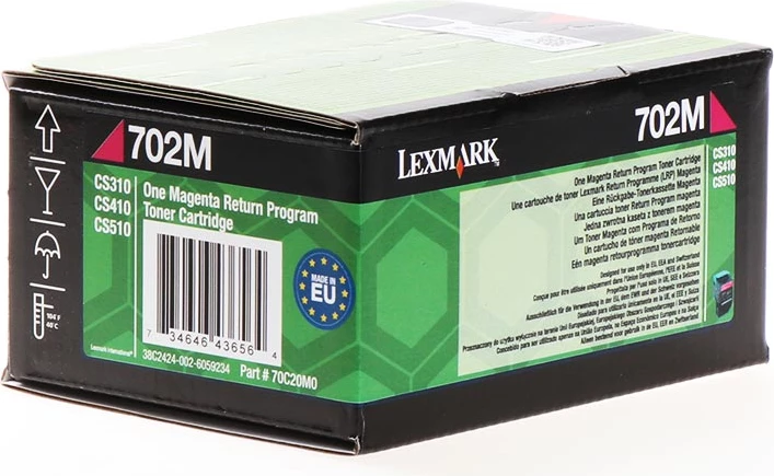 Toner kartuša, do 1000 strani, magenta — Lexmark 702M 70C20M0