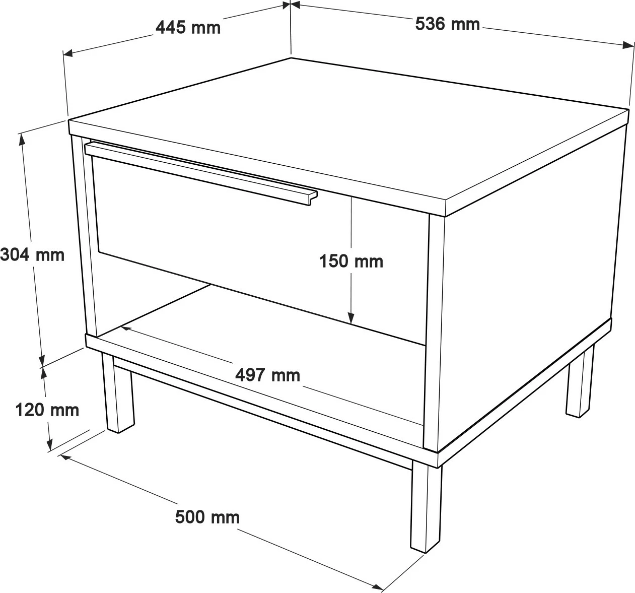 Set mladinske sobe Skye Decor, ON22-W
