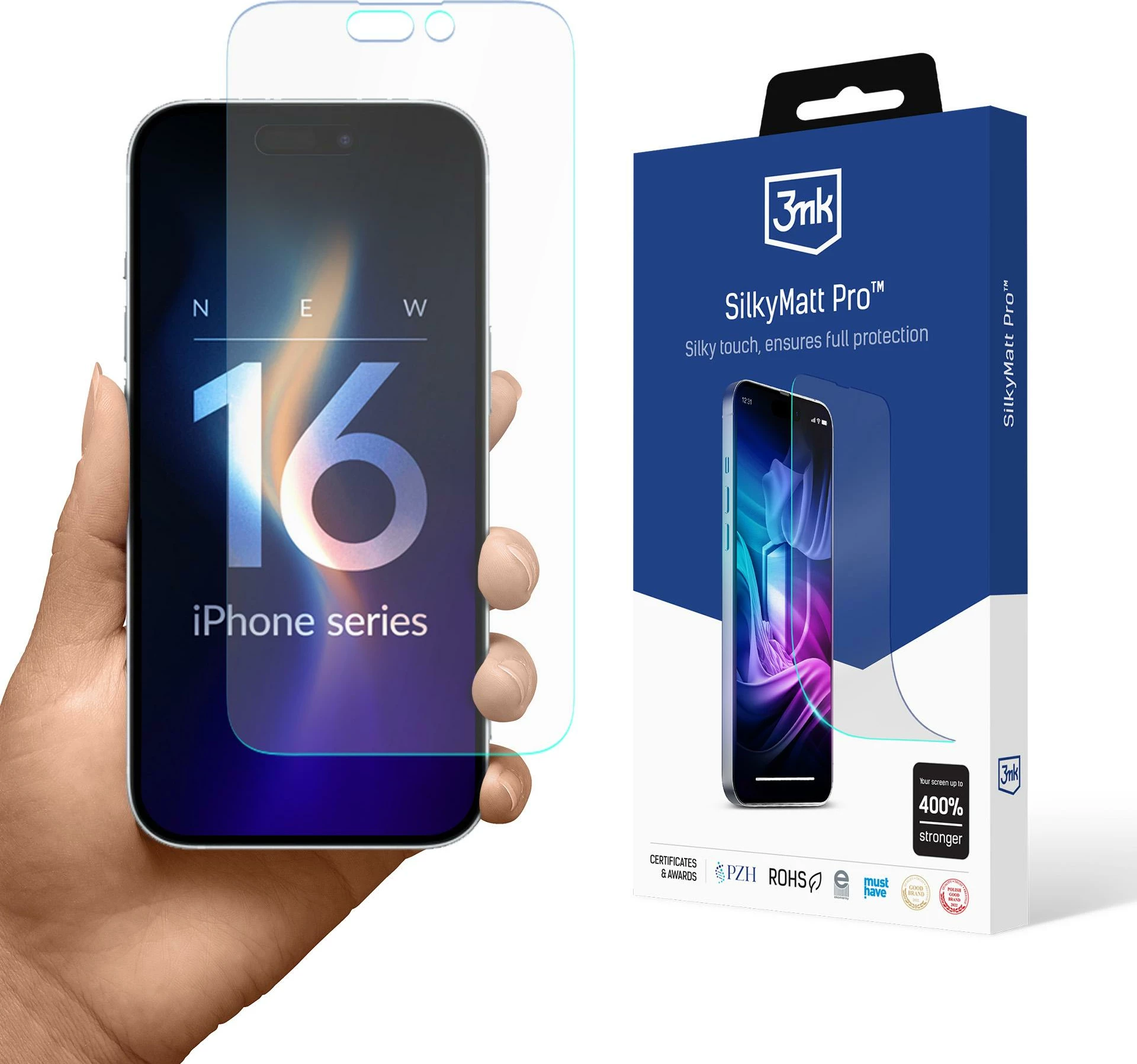 Mat zaščitna folija 3mk Silky Matt Pro za iPhone 16 Pro