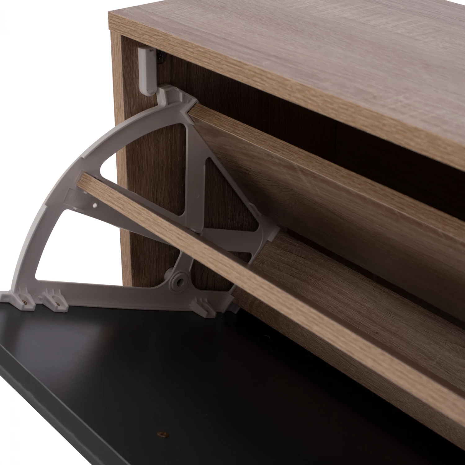 Lesena omara za čevlje DAVINA FH2221.04 sonama-siva 3 položaji 62x24x110 cm