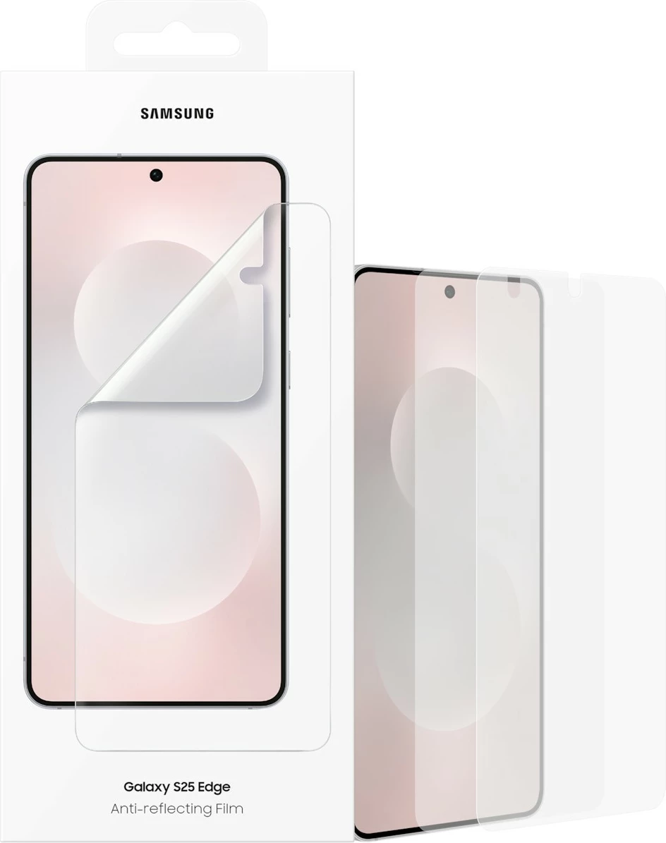Anti-refleksen zaščitni film za zaslon Samsung Galaxy S25 Edge, prozoren