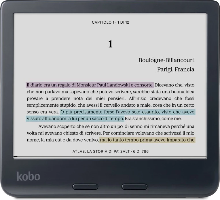 E-bralnik KOBO Libra, 7", 32 GB, Wi-Fi, črn