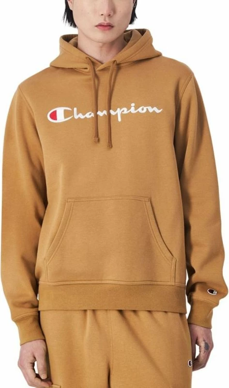 Duks s kapuco, Champion, moški, rjave barve