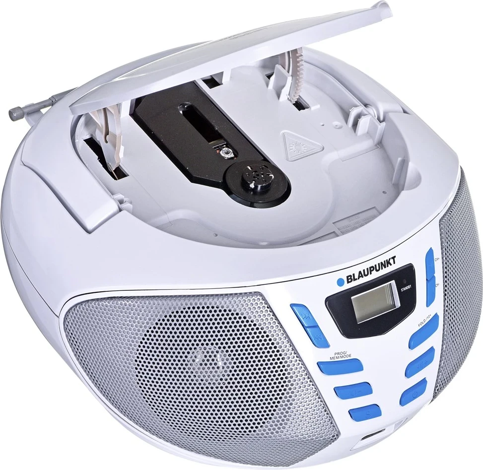 Prenosni stereo Blaupunkt BB7-WH, FM, siv