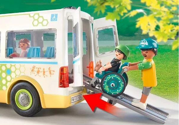 Igrača set šolski avtobus Playmobil City Life 71329, 53 delov