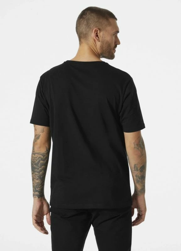 Majica s klasičnim dizajnom, Helly Hansen, črna