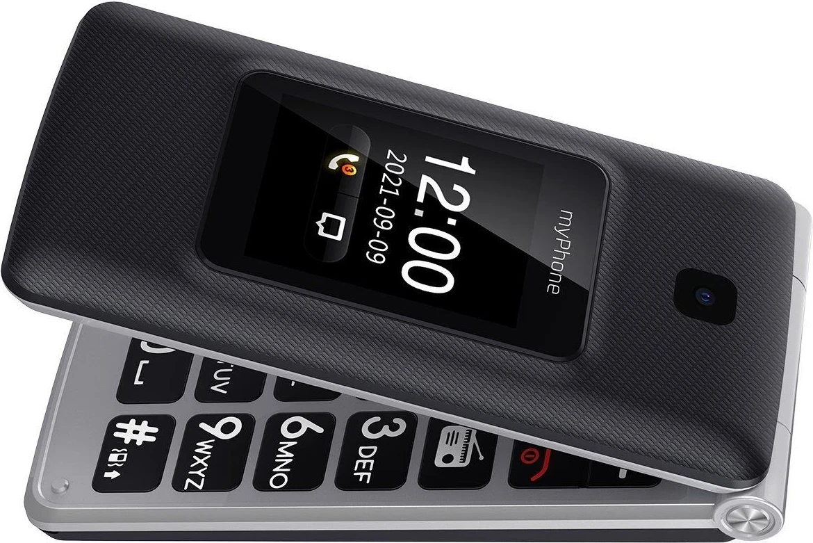 Zložljiv telefon myPhone Tango LTE, 128 MB notranji pomnilnik, črn