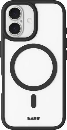 Zaščitni ovitek LAUT Huex Protect MagSafe za iPhone 16, črn