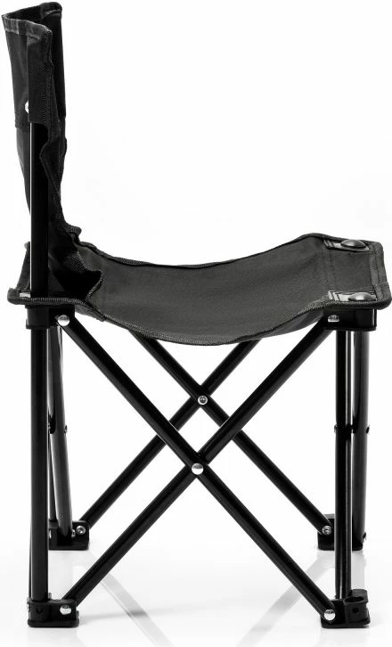 Zložljiva kamping stol Meteor, črn