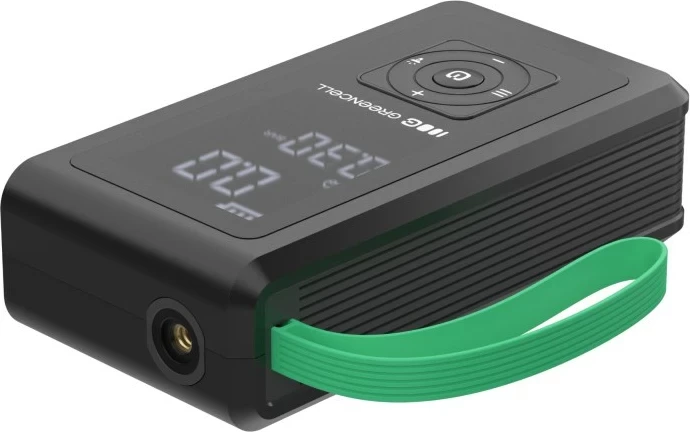 Powerbank 8000 mAh, črn s svetlo zelenimi detajli, Green Cell CJSGC03