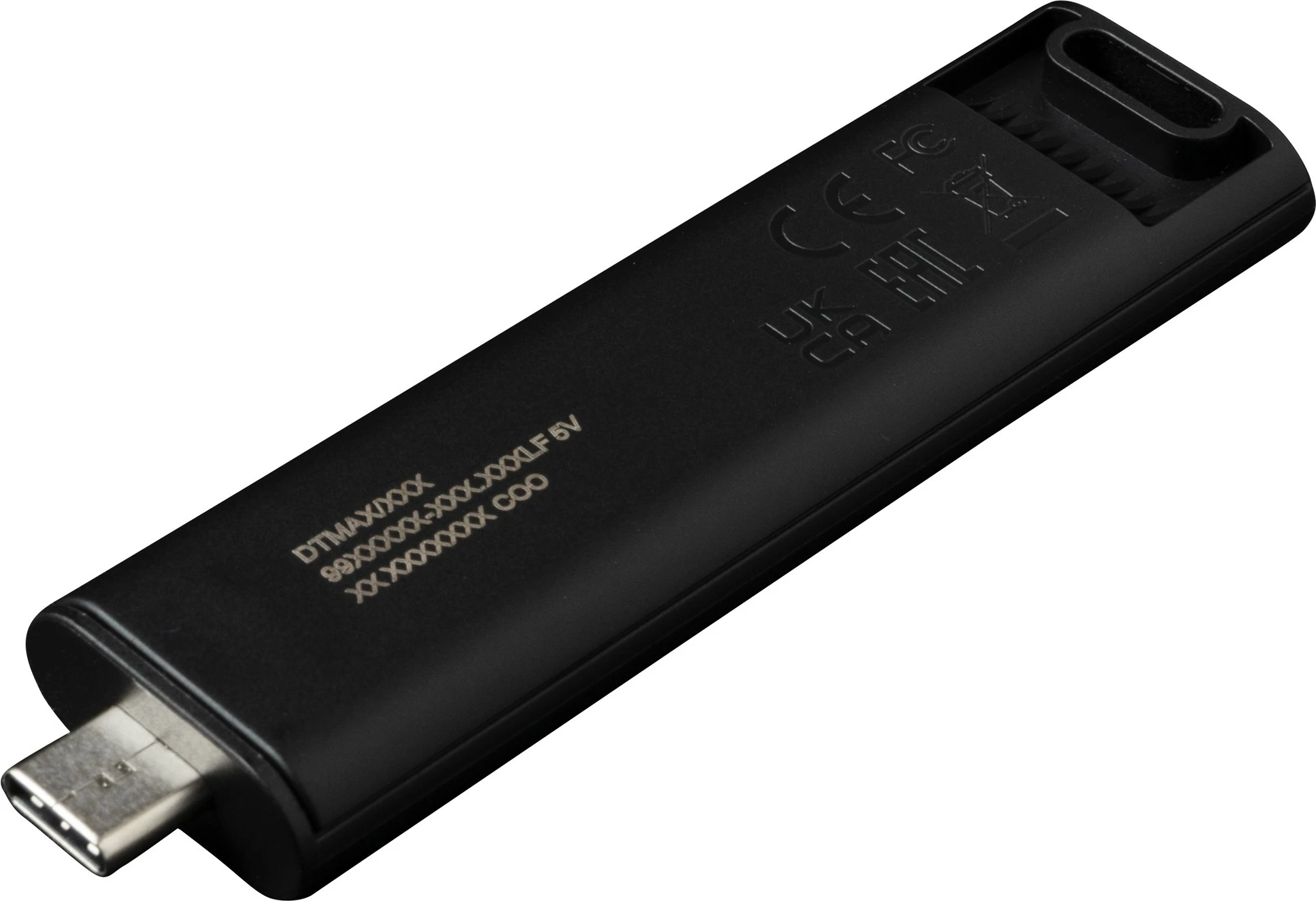 USB ključek za shranjevanje 512GB, Kingston DataTraveler Max, USB Type-C, 1000 MB/s, črn