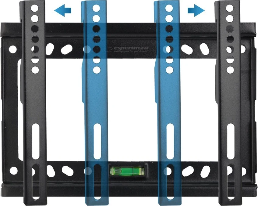 Stenski nosilec za TV Esperanza ERW013, 14–50'', do 25 kg, črn