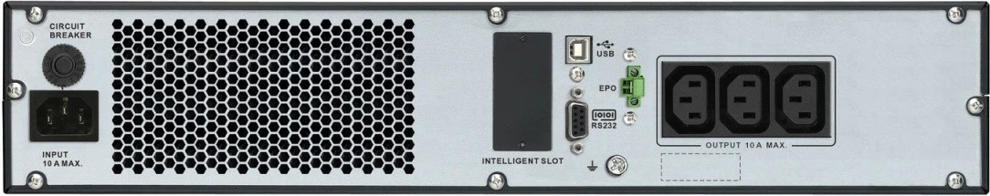 Računalniško ohišje UPS 1000VA, 900W, z Rail Kit, črno, APC Easy UPS On-Line SRV1KRIRK-E