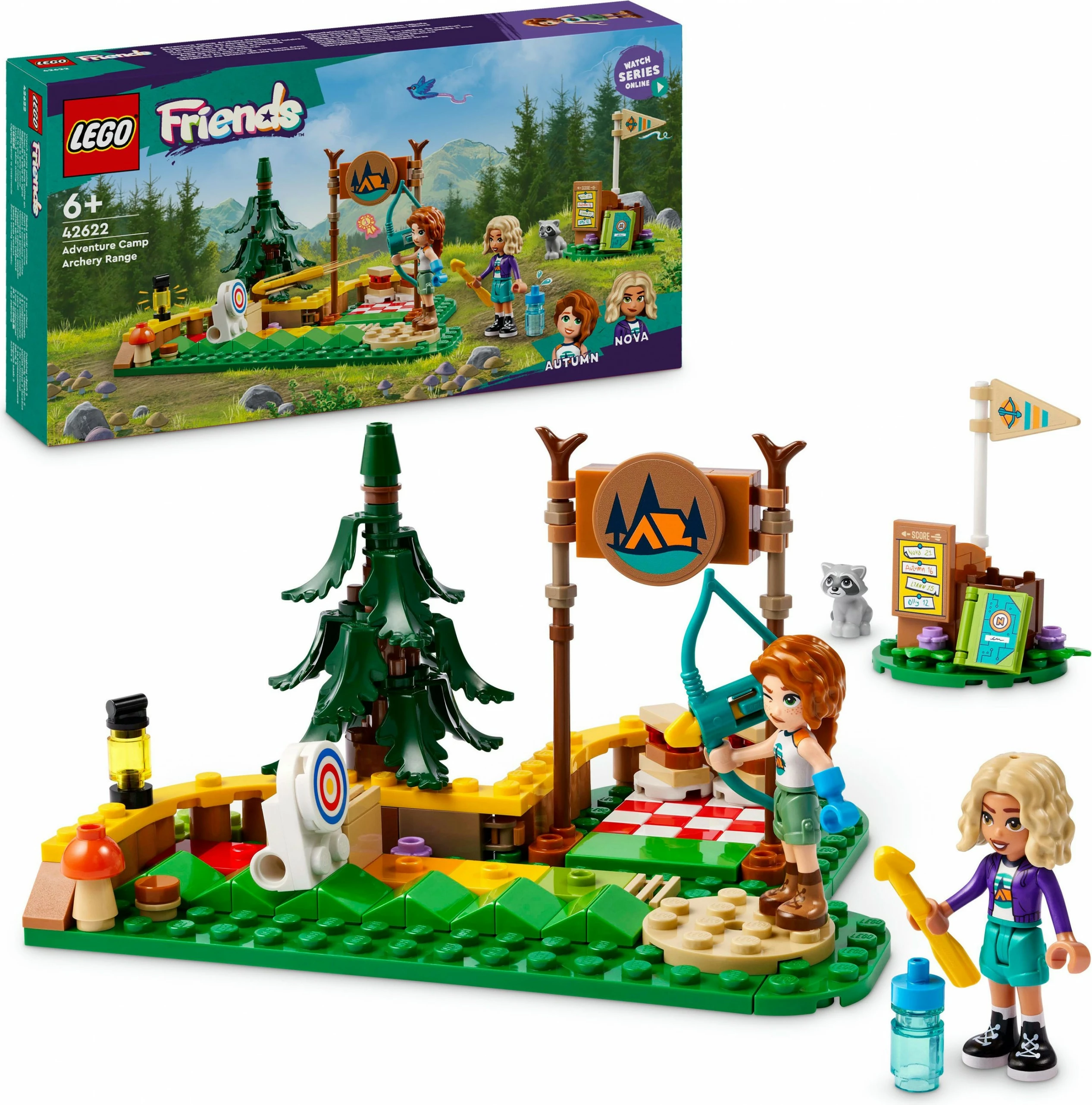 Set za gradnjo avanturistični kamp LEGO Friends 42622, večbarven