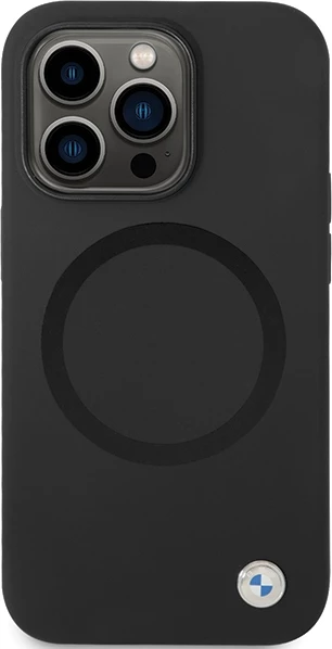 Ovitek za telefon MagSafe za iPhone 14 Pro, črn, BMW BMHMP14LSILBK2