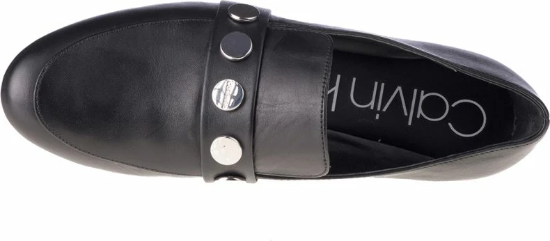 Klopne čevlje Calvin Klein za ženske, črni