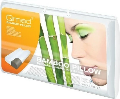 Ortopedski vzglavnik BAMBOO PILLOW MDH, pena, bel
