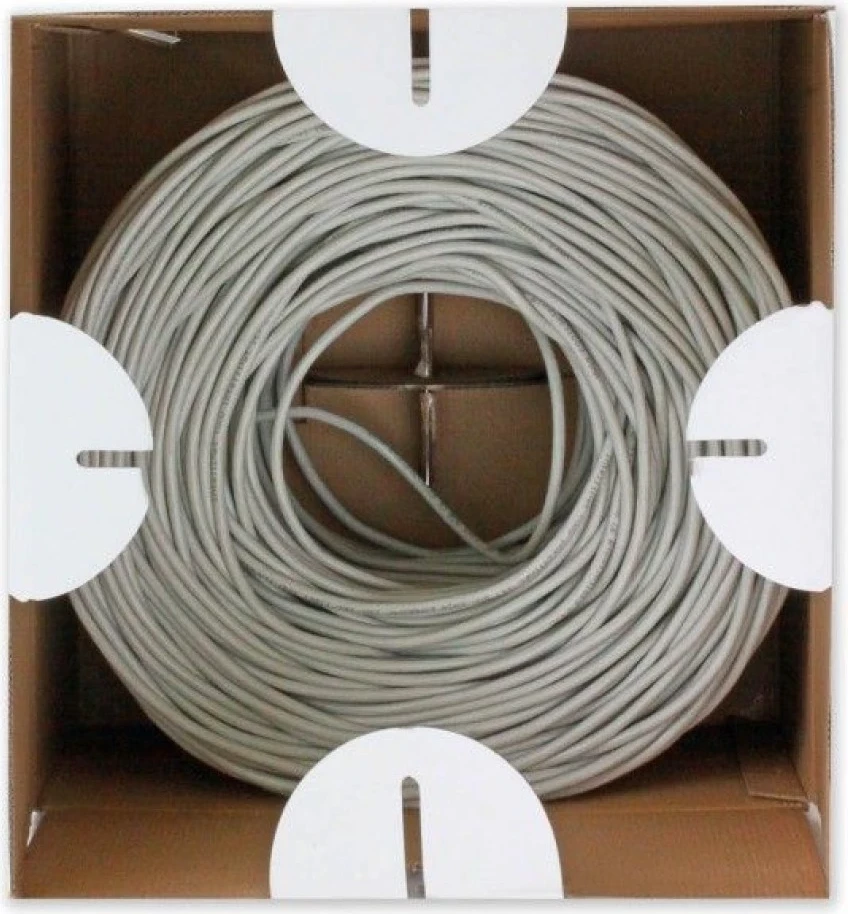 Ethernet kabel Techly Cat.5E F/UTP 305 m zunanji, črn
