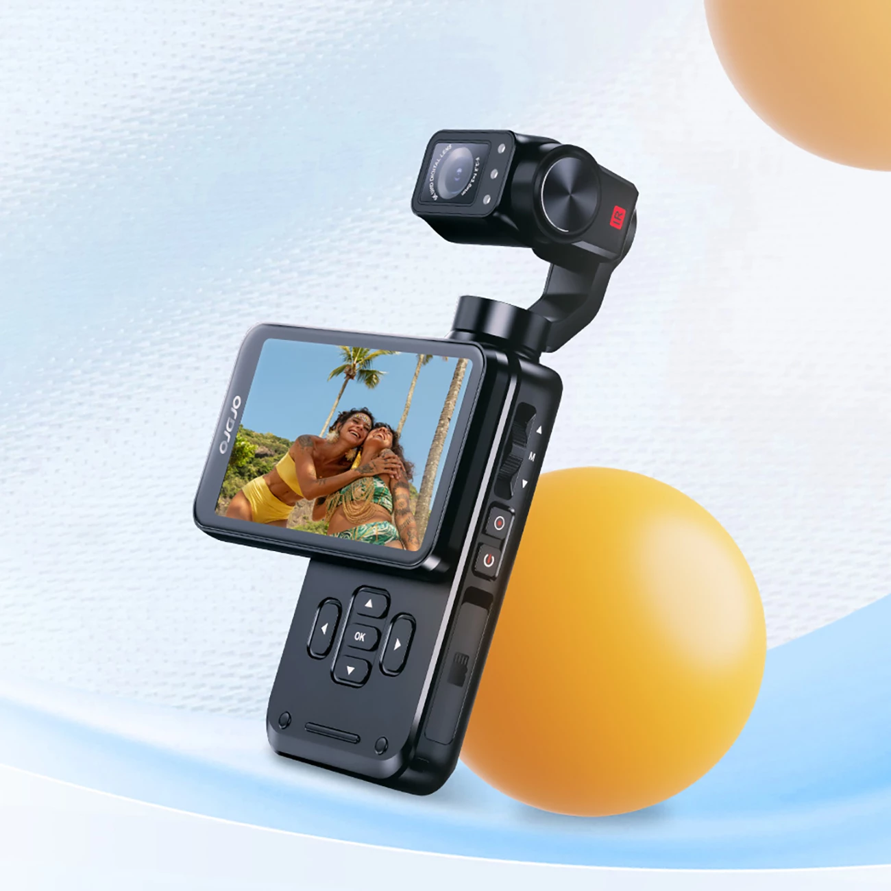 Žepna kamera 3-osni gimbal Ordro Pocket M5, 5K, črna