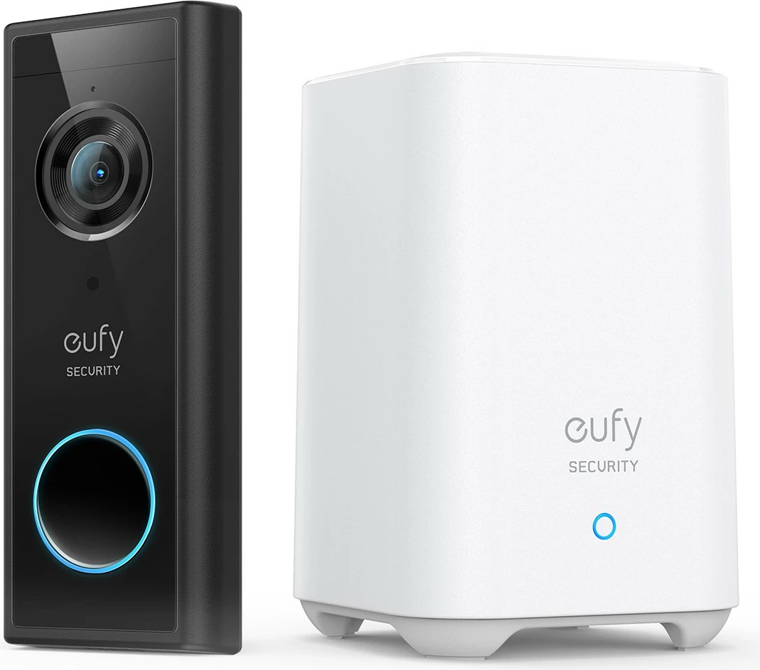 Videozvonec z videokamero, brezžični, IP65, črno-bel — Anker Eufy S220 E82101W4