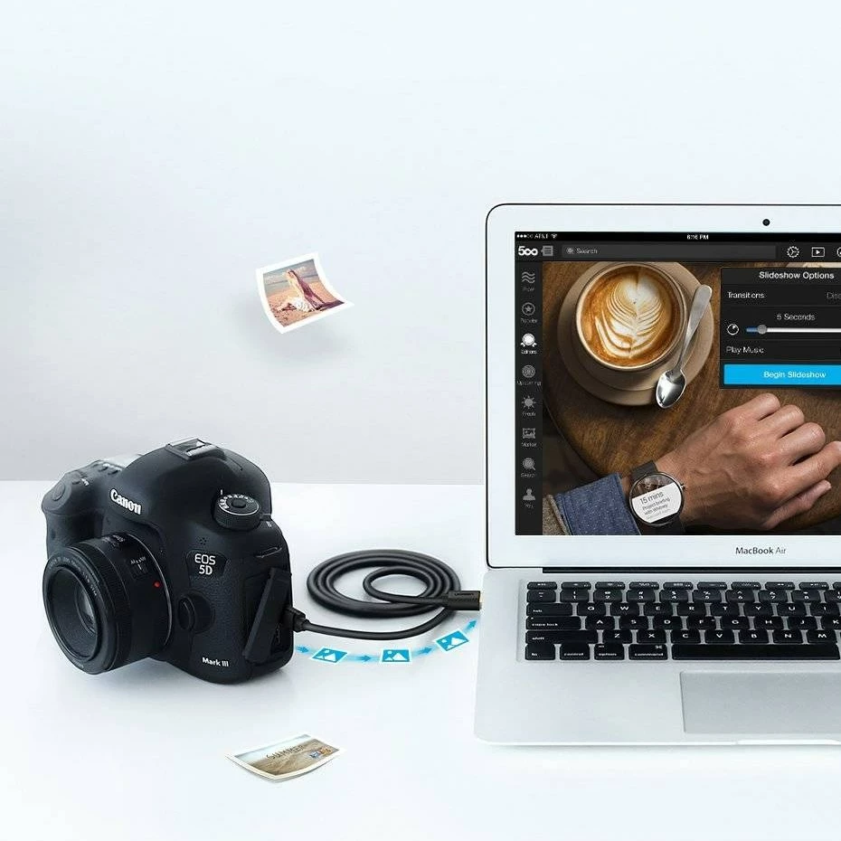 Kabel USB mini USB UGREEN 30472, 2 m, črn