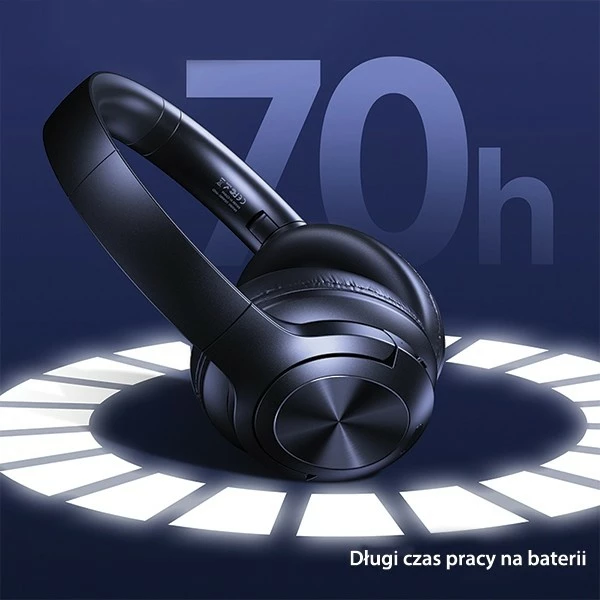 Slušalke over-ear USAMS US-YH, Bluetooth 5.3, črne