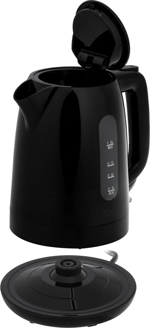 Električni kuhalnik Adler AD 1380B, 1 L, črn