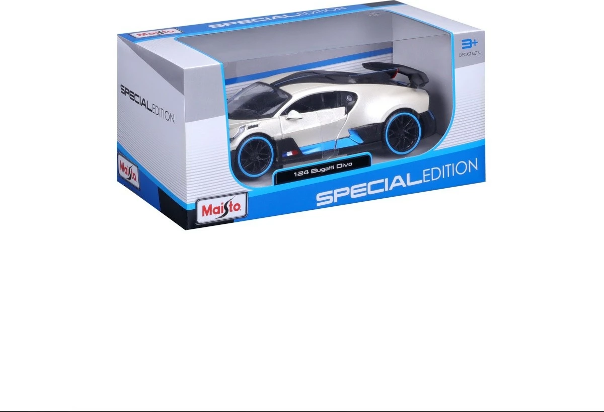 Model športnega avtomobila Maisto Bugatti Divo 1:24, bel