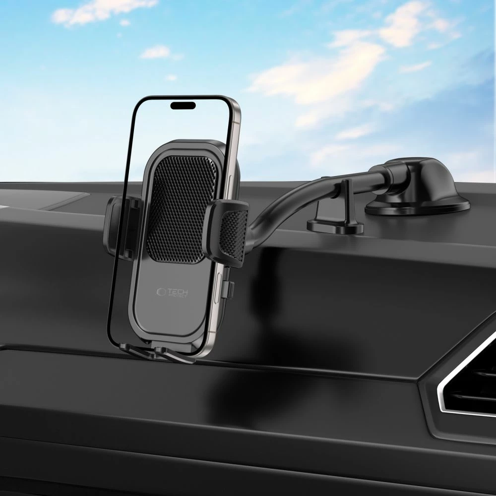 Univerzalen nosilec za telefon Tech-Protect V8, avto, črn
