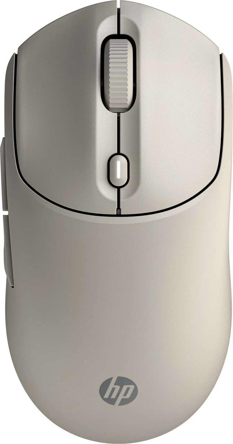 Miška HP 410 Quiet, brezžična, 5 tipk, laserska, rumena