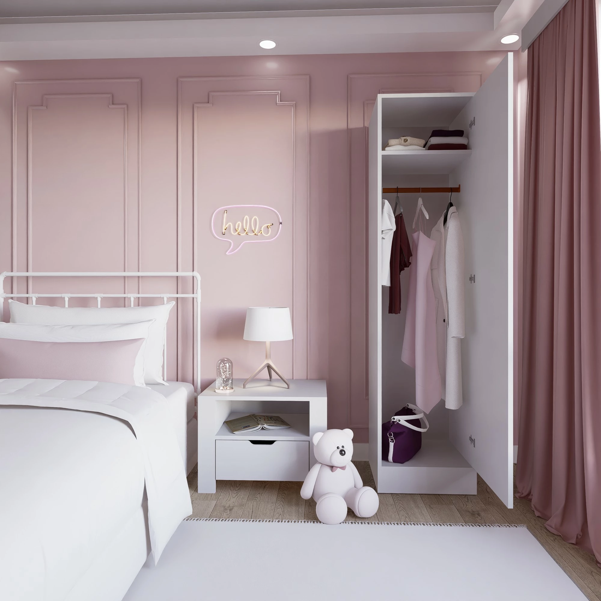 Omara Skye Decor Daisy 1600-38, bela mat