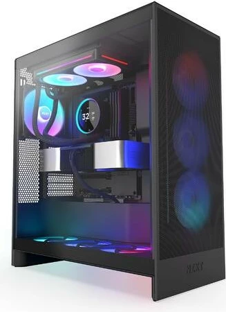 Vodeno hlajenje NZXT Kraken Elite 280 RGB V2 LCD, 2x14cm, IPS zaslon, za CPU, črno