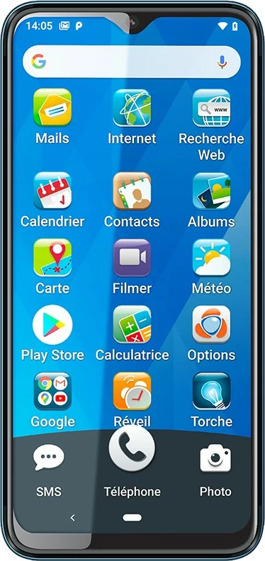 Pameten telefon Ordissimo LeNuméro2, 64GB, 4GB RAM, 6,3 in, črn