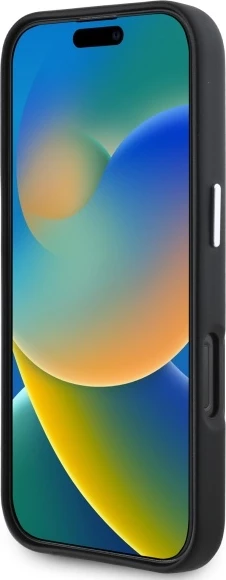 Ovitek BMW M Smooth Full Wrapped Metal MagSafe za iPhone 16 Pro Max, črn