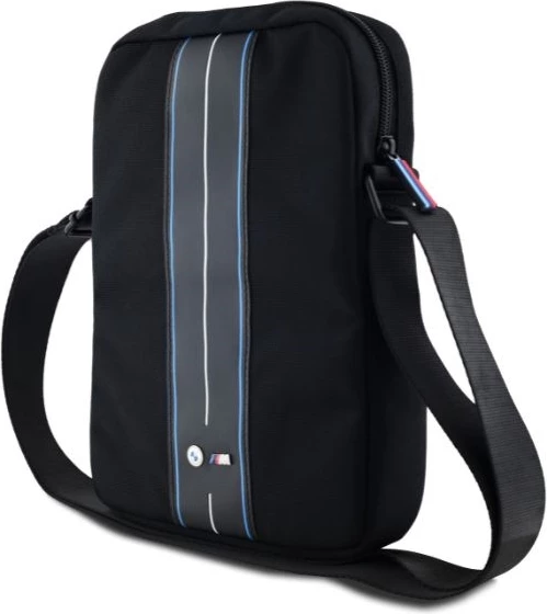 Torba za tablični računalnik, 8 inč, najlon, modre črte, črna - BMW BMTB8COMPVSKL