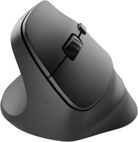 Vertikalna brezžična miška Natec Crake 2, za levičarje, 2400 DPI, Bluetooth 5.2 + 2.4 GHz, črna