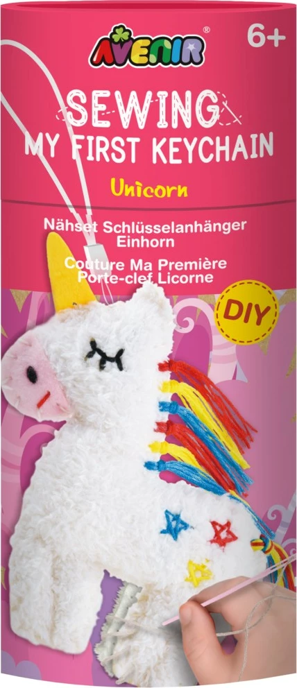 Kreativni komplet za obesek za ključe v obliki enoroga, MG DYSTRYBUCJA CH1628, večbarven