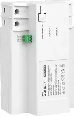 Inteligenten stikalo Sonoff SPM-Main, merilec energije, Wi-Fi/Ethernet, bel