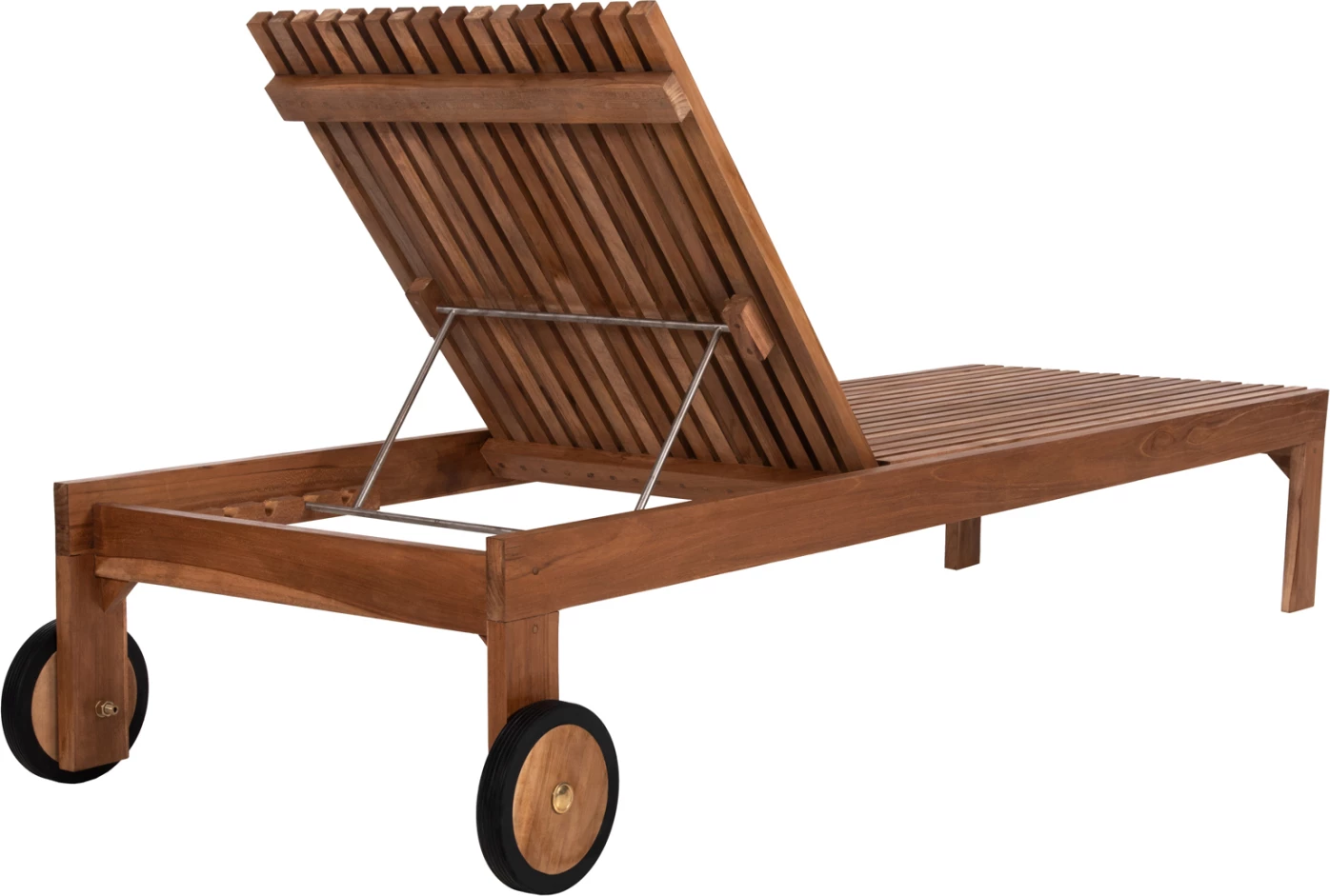 Ležalnik za sončenje LAGERTHA FH5963.11 iz tikovine v naravni barvi 200x65x102H cm