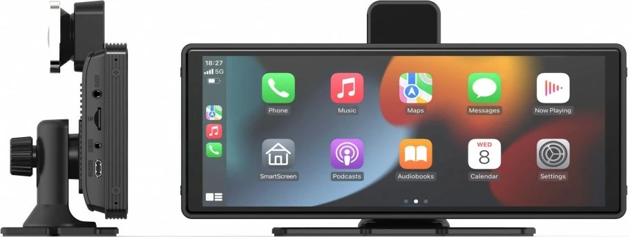 Multimedijski zaslon za avto 9,3" HD IPS, sprednja kamera, črn, Maxcom MC01 Vibe