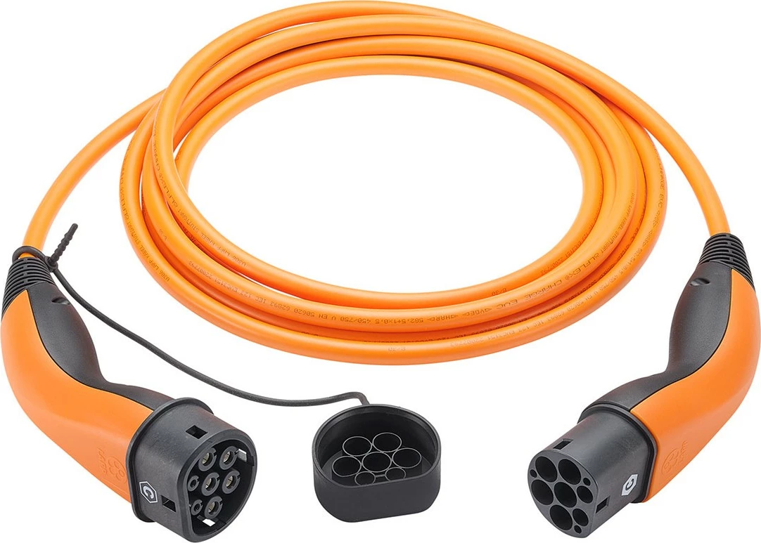 Polnilni kabel Type 2–Type 2 5 m, 22 kW, črn Lapp ÖLFLEX 5555934027