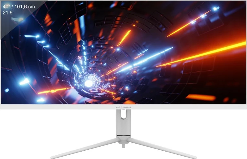UltraWide Quad HD 40-palčni monitor LC-Power LC-M40-UWQHD-144, IPS, 3440x1440, FreeSync, bel