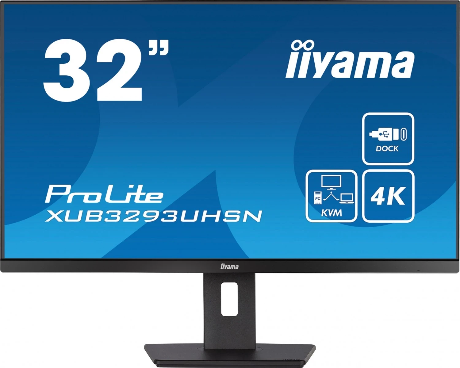 Monitor 31,5", 4K Ultra HD, črn iiyama XUB3293UHSN-B5