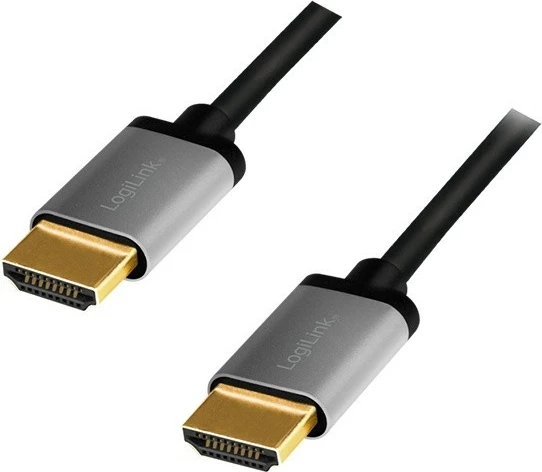 Kabel HDMI, 3 m, 4K/60Hz, aluminij, črn LogiLink CHA0102